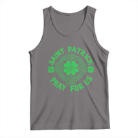 Saint Patrick Pray For Us Tank Top St Patricks Day Celtic Cross