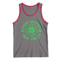 Saint Patrick Pray For Us Tank Top St Patricks Day Celtic Cross