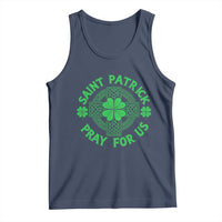Saint Patrick Pray For Us Tank Top St Patricks Day Celtic Cross