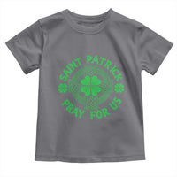 Saint Patrick Pray For Us Toddler T Shirt St Patricks Day Celtic Cross