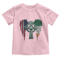 Patriotic Irish American Cross Toddler T Shirt St Patricks Day Religious Gift