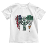 Patriotic Irish American Cross Toddler T Shirt St Patricks Day Religious Gift