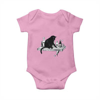 No Kings No Wars No Ice Cat Baby Onesie Political Humor Gift