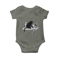 No Kings No Wars No Ice Cat Baby Onesie Political Humor Gift