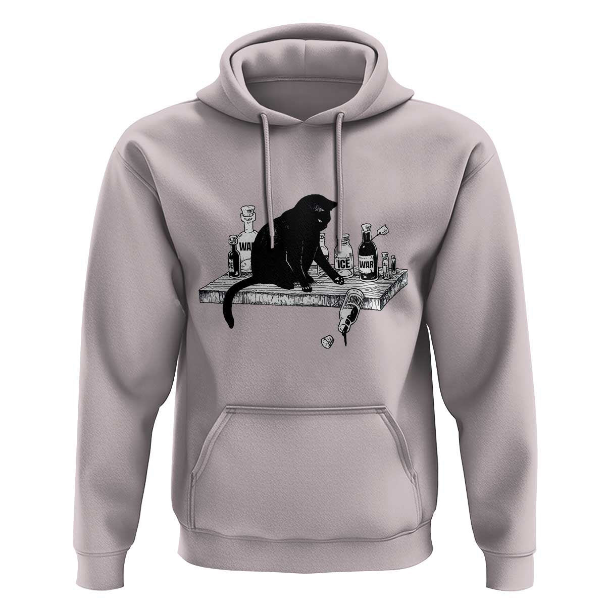 No Kings No Wars No Ice Cat Hoodie Political Humor Gift