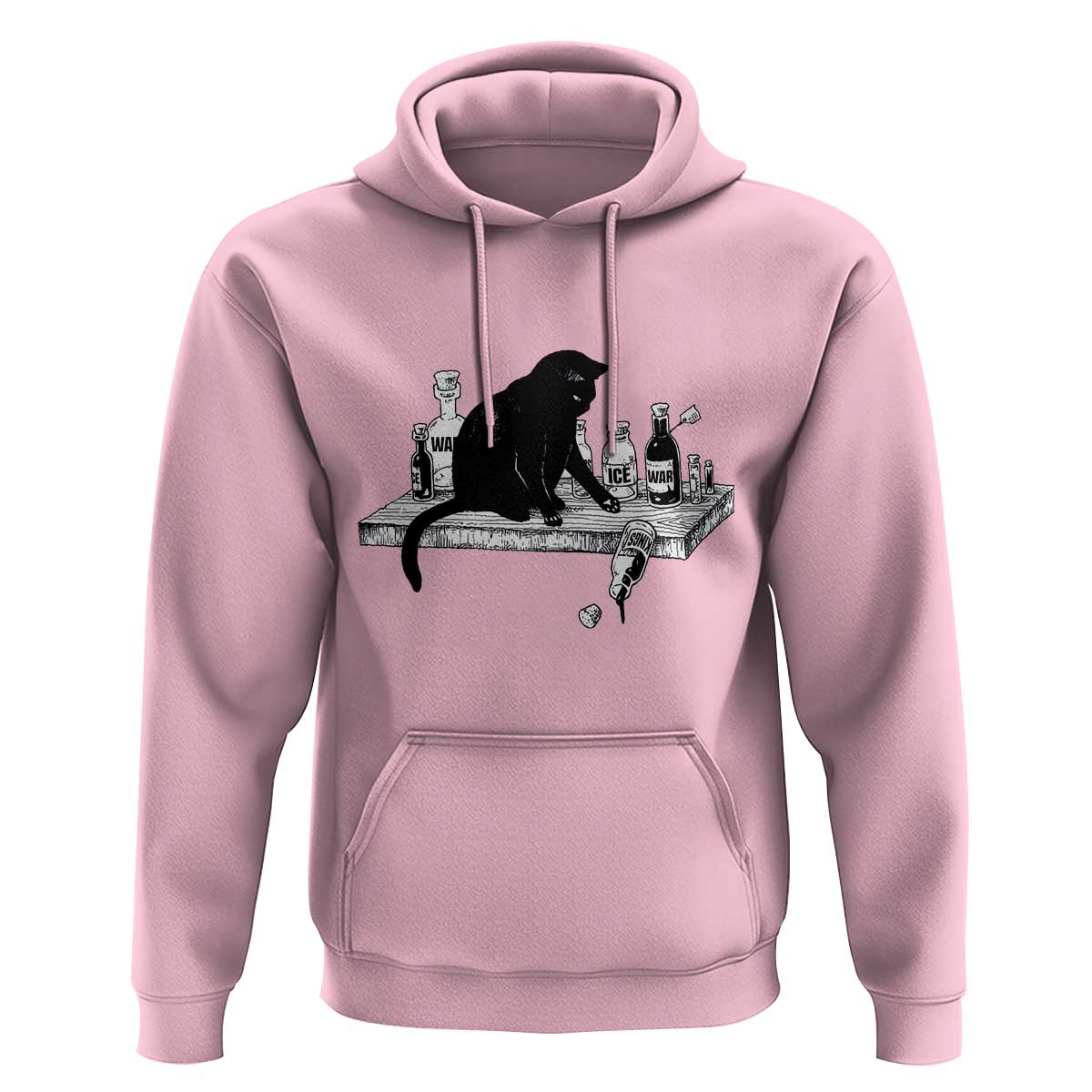 No Kings No Wars No Ice Cat Hoodie Political Humor Gift