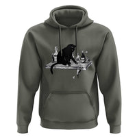 No Kings No Wars No Ice Cat Hoodie Political Humor Gift