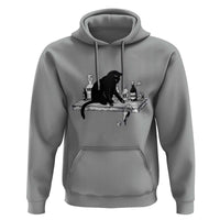 No Kings No Wars No Ice Cat Hoodie Political Humor Gift