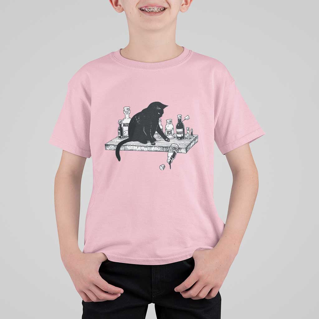 No Kings No Wars No Ice Cat T Shirt For Kid Political Humor Gift