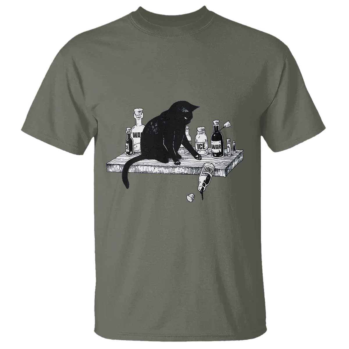 No Kings No Wars No Ice Cat T Shirt Political Humor Gift