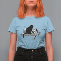 No Kings No Wars No Ice Cat T Shirt For Women Political Humor Gift