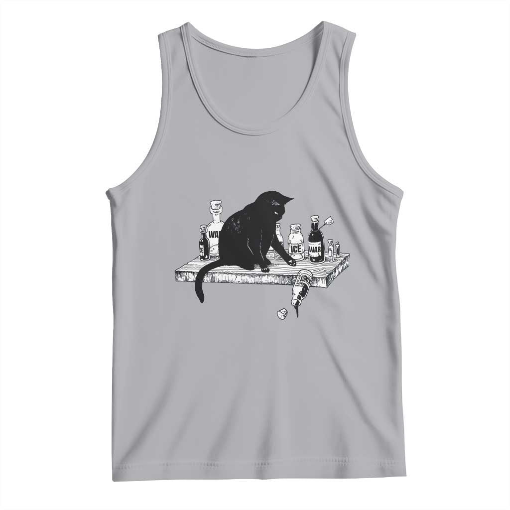 No Kings No Wars No Ice Cat Tank Top Political Humor Gift