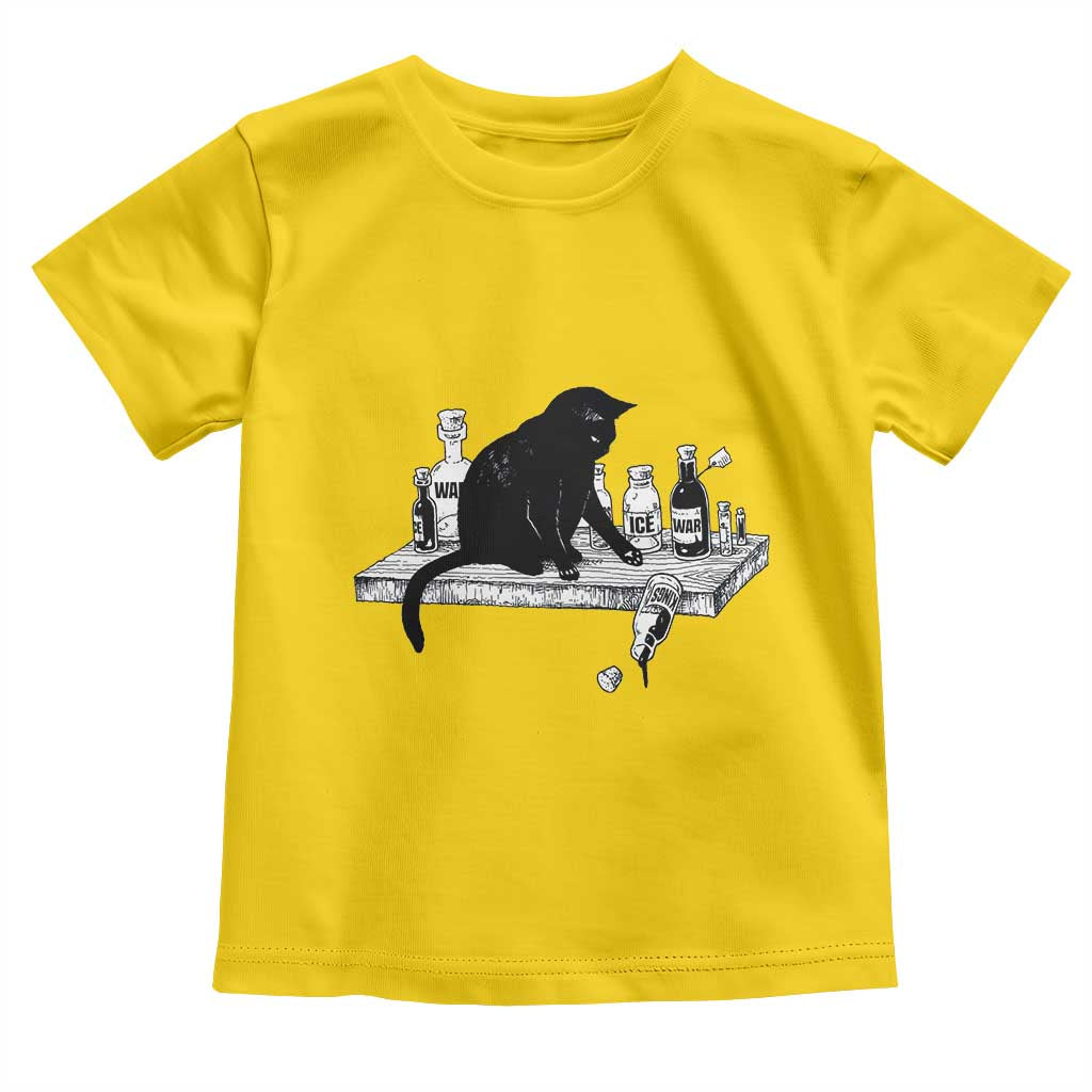 No Kings No Wars No Ice Cat Toddler T Shirt Political Humor Gift