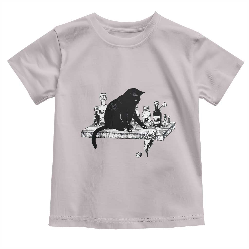No Kings No Wars No Ice Cat Toddler T Shirt Political Humor Gift