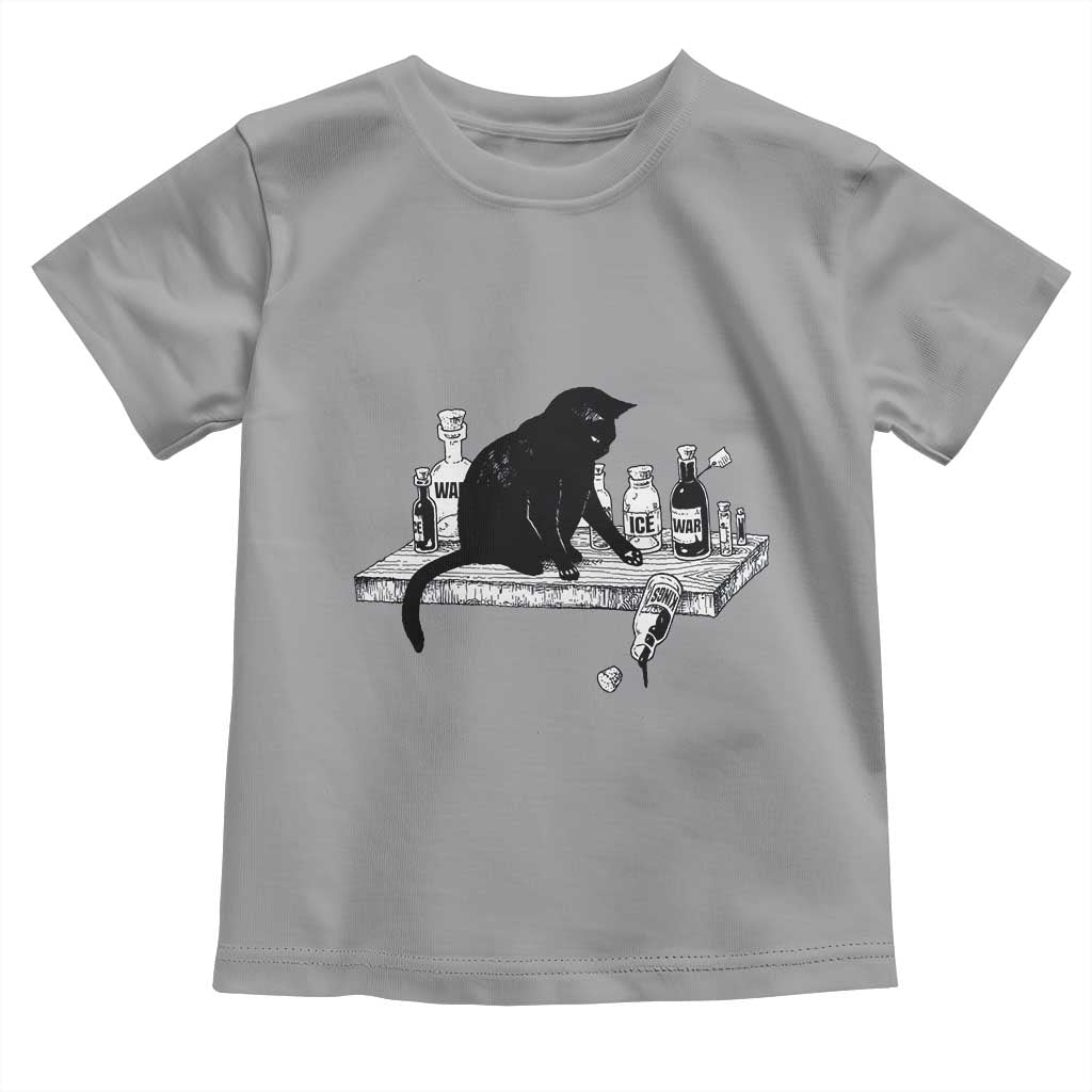 No Kings No Wars No Ice Cat Toddler T Shirt Political Humor Gift