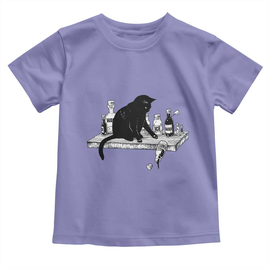 No Kings No Wars No Ice Cat Toddler T Shirt Political Humor Gift