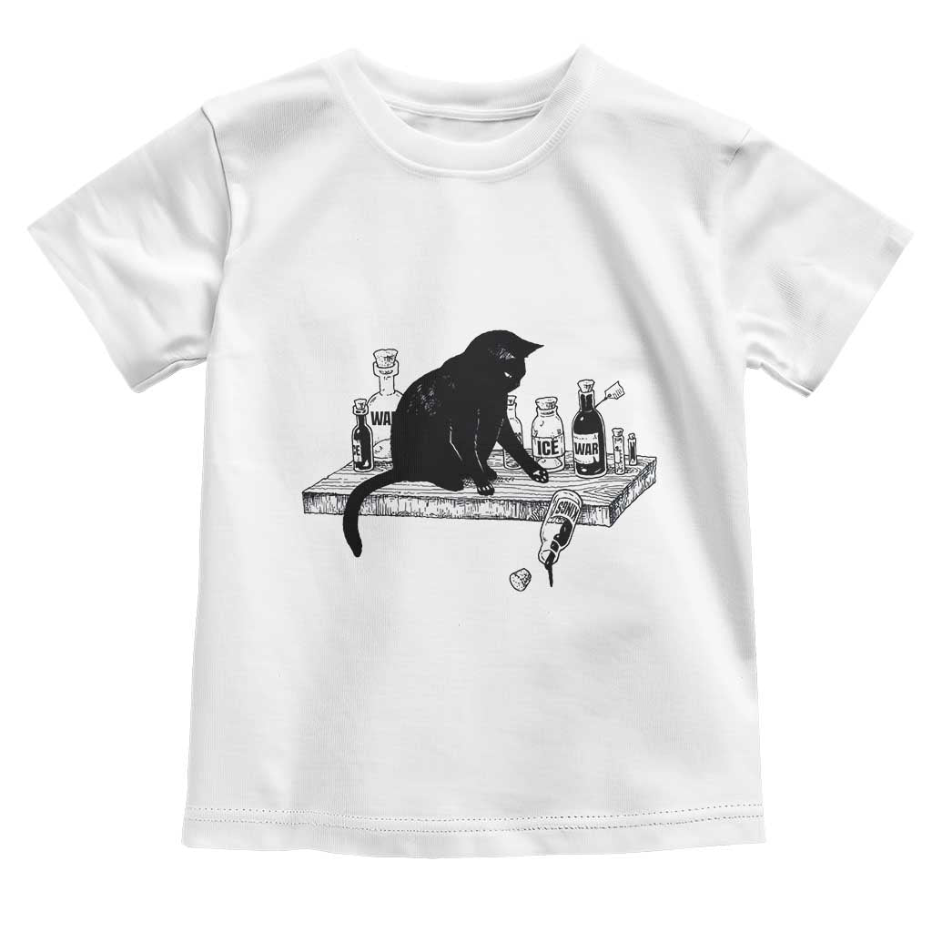 No Kings No Wars No Ice Cat Toddler T Shirt Political Humor Gift