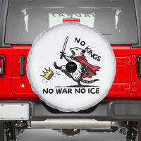 Funny Opossum Warrior Political Gift Spare Tire Cover No Kings No Wars No Ice