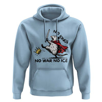 Funny Opossum Warrior Political Gift Hoodie No Kings No Wars No Ice
