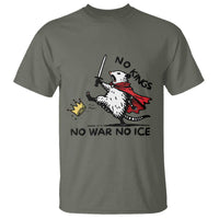 Funny Opossum Warrior Political Gift T Shirt No Kings No Wars No Ice