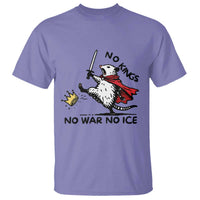 Funny Opossum Warrior Political Gift T Shirt No Kings No Wars No Ice