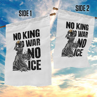 Statue Of Liberty Freedom Protest Garden Flag No Kings No Wars No Ice