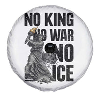 Statue Of Liberty Freedom Protest Spare Tire Cover No Kings No Wars No Ice