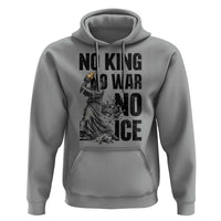 Statue Of Liberty Freedom Protest Hoodie No Kings No Wars No Ice
