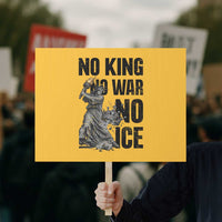Statue Of Liberty Freedom Protest Protest Sign No Kings No Wars No Ice