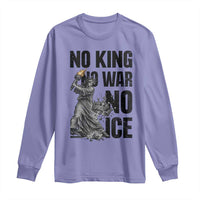 Statue Of Liberty Freedom Protest Long Sleeve Shirt No Kings No Wars No Ice