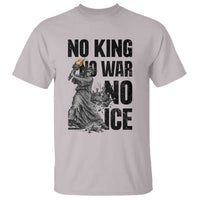 Statue Of Liberty Freedom Protest T Shirt No Kings No Wars No Ice