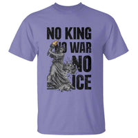 Statue Of Liberty Freedom Protest T Shirt No Kings No Wars No Ice