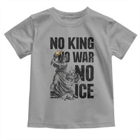 Statue Of Liberty Freedom Protest Toddler T Shirt No Kings No Wars No Ice