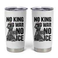 Statue Of Liberty Freedom Protest Tumbler Cup No Kings No Wars No Ice