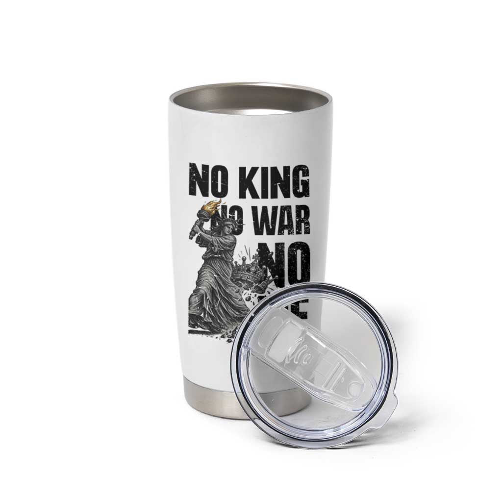 Statue Of Liberty Freedom Protest Tumbler Cup No Kings No Wars No Ice