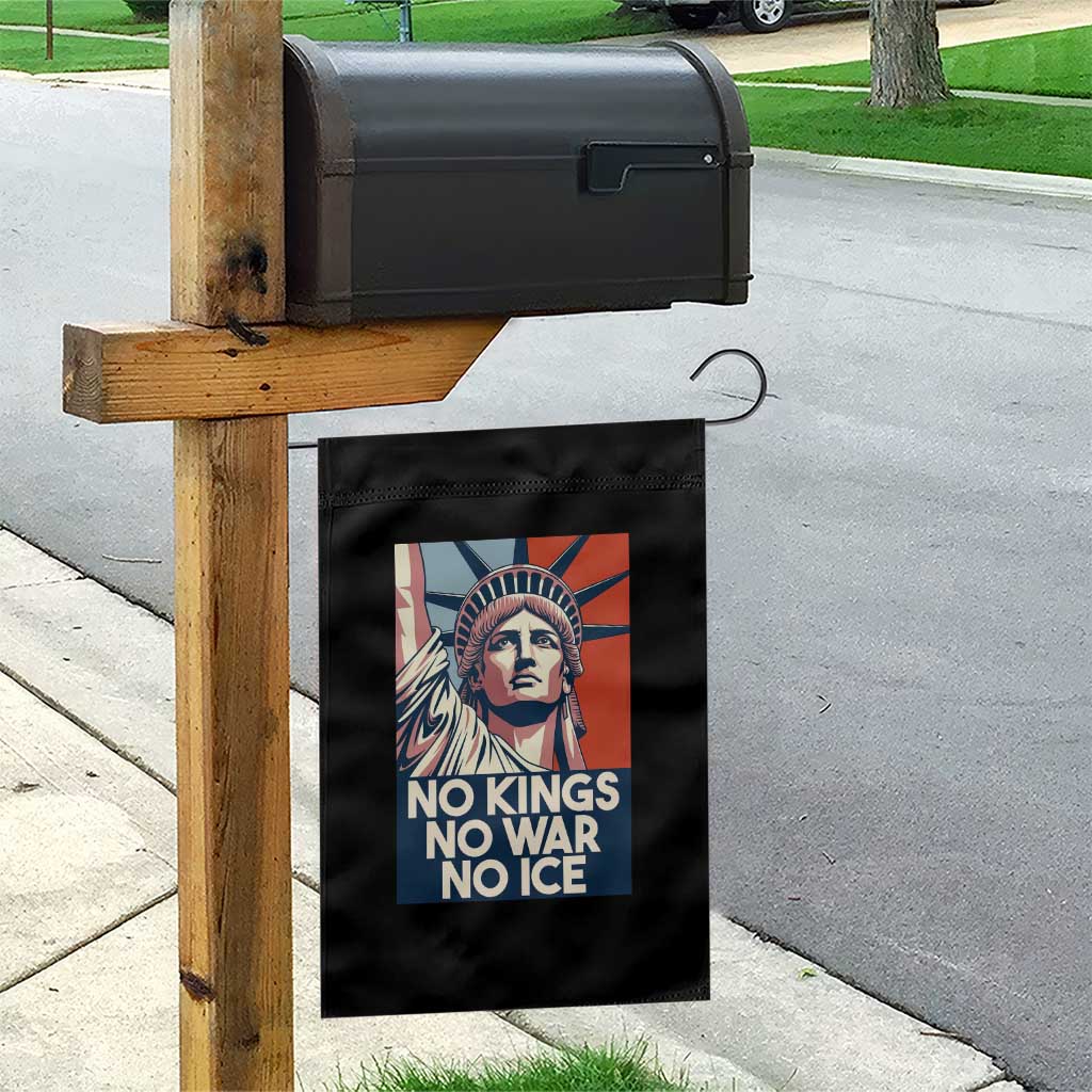 Statue Of Liberty No Kings No War No Ice Garden Flag Freedom Protest Gift