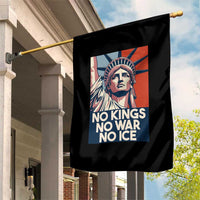 Statue Of Liberty No Kings No War No Ice Garden Flag Freedom Protest Gift