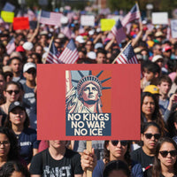 Statue Of Liberty No Kings No War No Ice Protest Sign Freedom Protest Gift