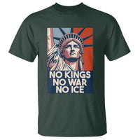 Statue Of Liberty No Kings No War No Ice T Shirt Freedom Protest Gift