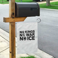 Anti Monarchy Political Garden Flag No Kings No Wars No Ice