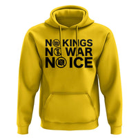 Anti Monarchy Political Hoodie No Kings No Wars No Ice