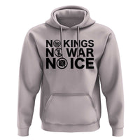 Anti Monarchy Political Hoodie No Kings No Wars No Ice