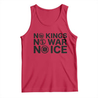 Anti Monarchy Political Tank Top No Kings No Wars No Ice