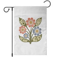 Wildflower Freedom Protest Garden Flag No Kings No Wars No Ice