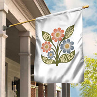 Wildflower Freedom Protest Garden Flag No Kings No Wars No Ice