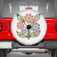 Wildflower Freedom Protest Spare Tire Cover No Kings No Wars No Ice