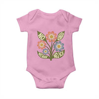Wildflower Freedom Protest Baby Onesie No Kings No Wars No Ice