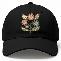 Wildflower Freedom Protest Baseball Cap No Kings No Wars No Ice