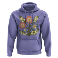 Wildflower Freedom Protest Hoodie No Kings No Wars No Ice