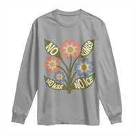 Wildflower Freedom Protest Long Sleeve Shirt No Kings No Wars No Ice